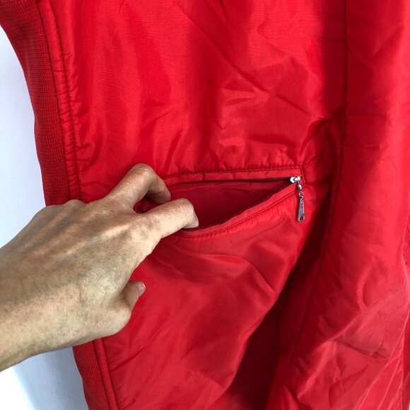 Topher red Vintage ski suit with suspenders snow suit pants Overalls Size L - Picture 12 of 16